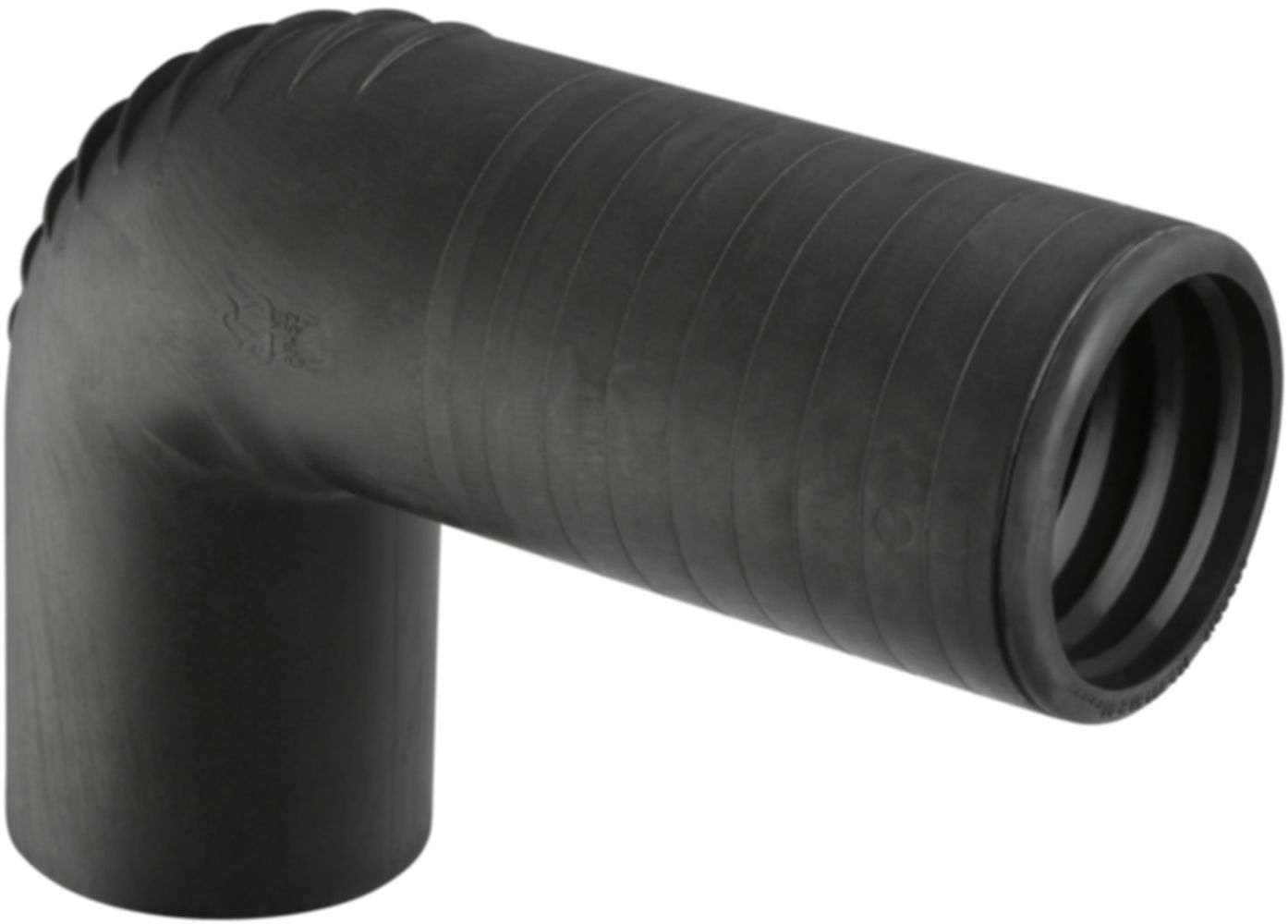 Sifon-Anschlusswinkel d 63/ 56mm 306.906.14.1 - Geberit-PE-Silent-Formstücke