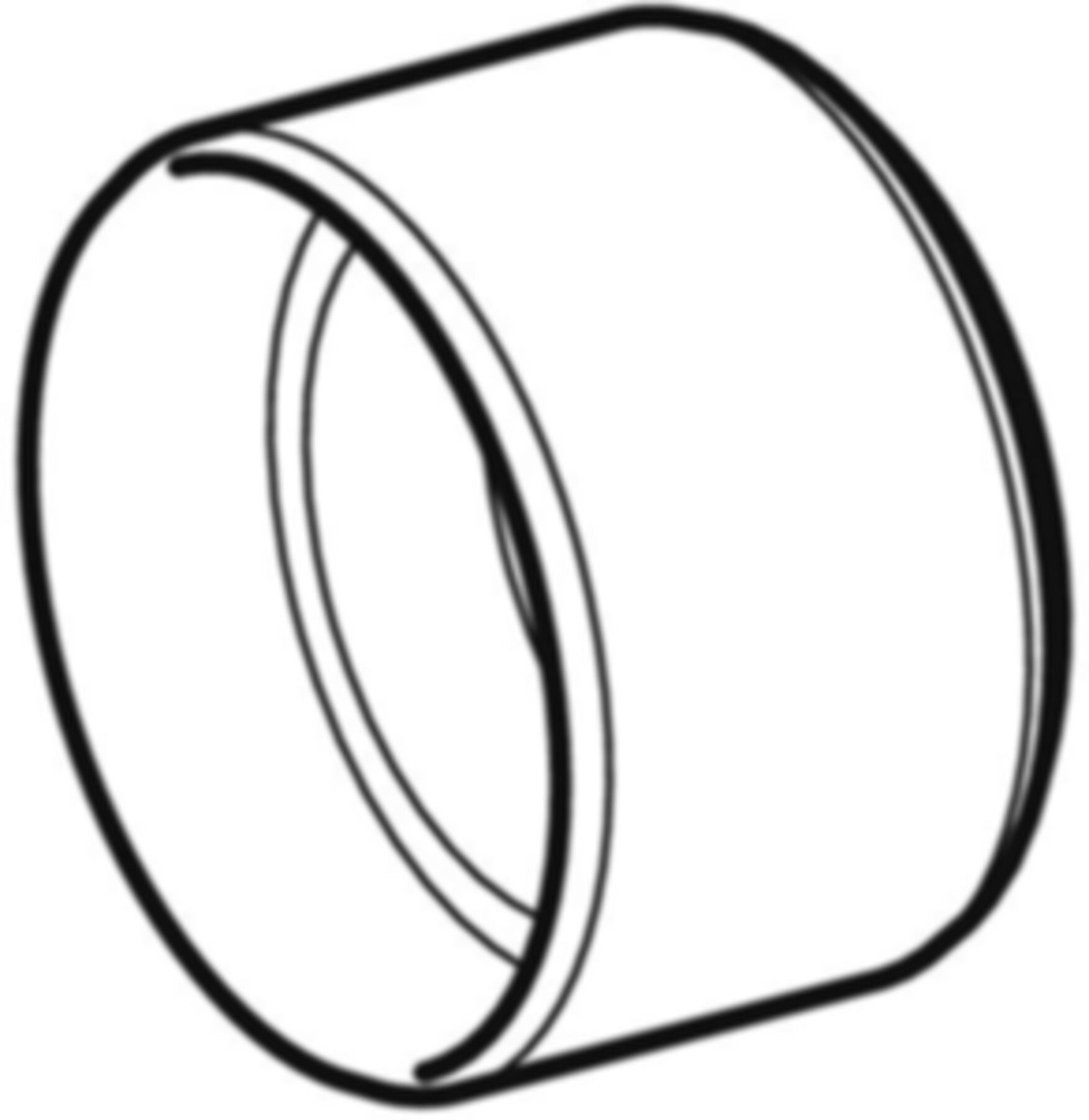 Übergangsstück für PVC-Muffe d 110mm 152.465.00.1 - Geberit-Sifon + Apparateanschlüsse