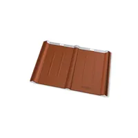 PREFA Dachplatte 600 x 420mm P.10 Ziegelrot STUCCO 110715 - PREFA Dachentwässerungssysteme