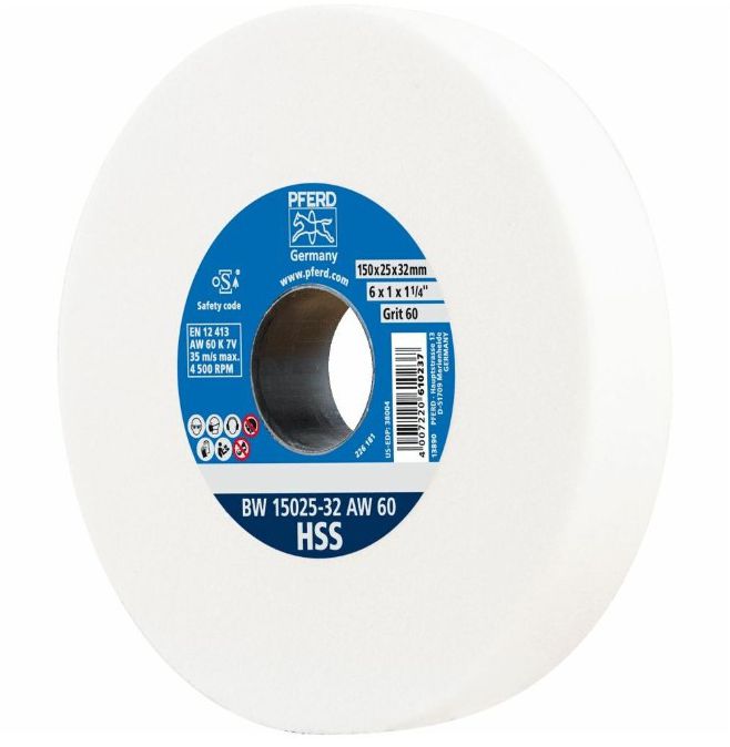 Schleifbockscheiben Edelkorund (AW) BW 15025-32 AW 60 HSS - Schleifen, Trennen