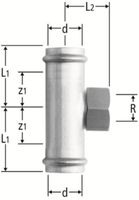 T-Stücke NUSSBAUM Optipress-Aquaplus