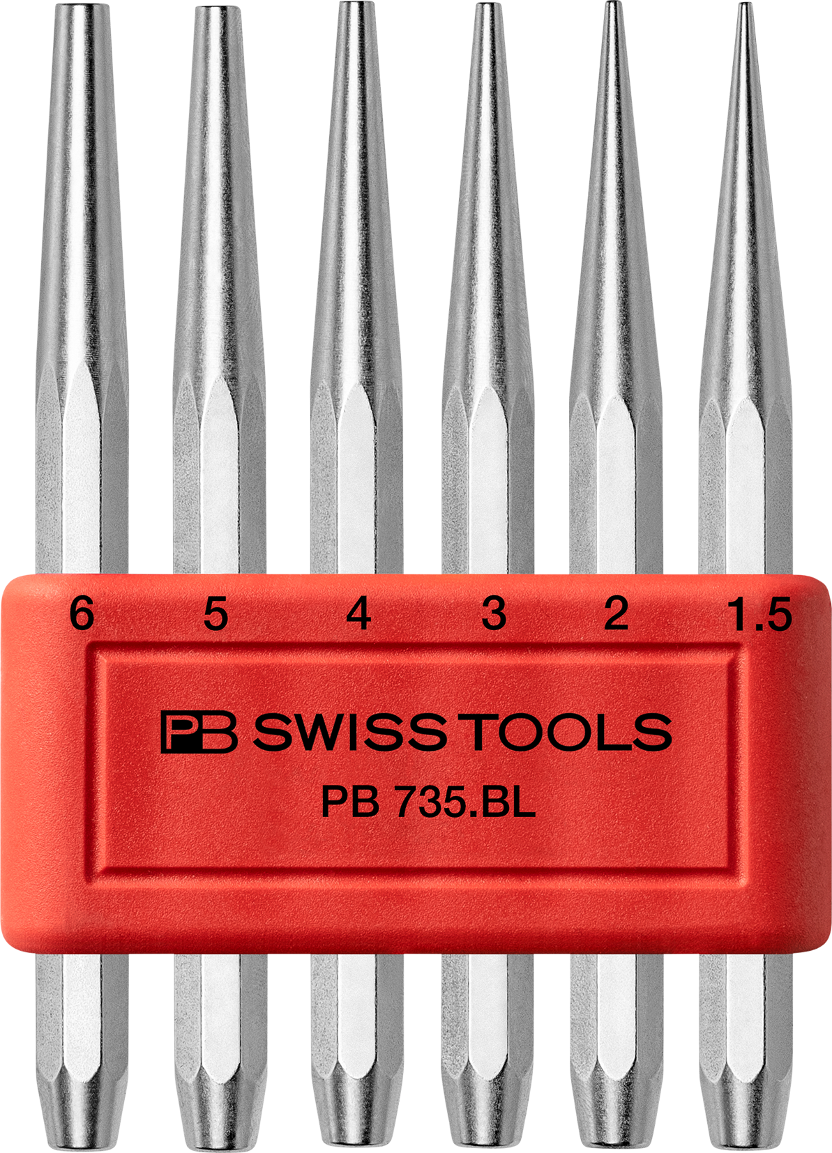 PB Durchschlagset 735, flach, 8-kt. - Schlag, Brechwerkzeuge