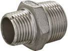 Inox-Doppelnippel AG 1/4"- 1/8" 1245 - Rostfreie Gewindefittings