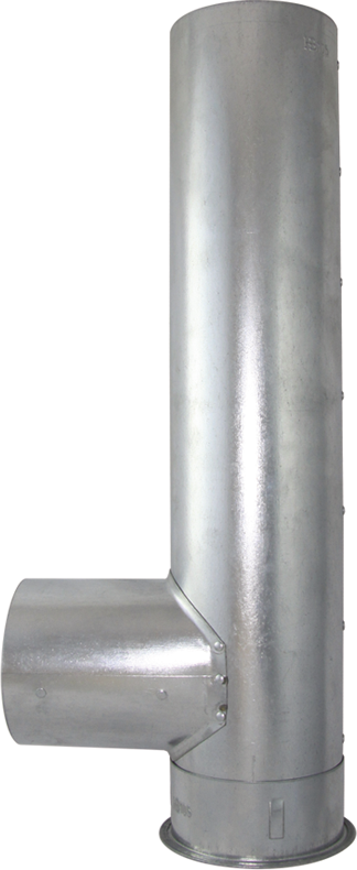 Kapselknie verzinkt 105mm 826 - Ofenrohre und Zubehör