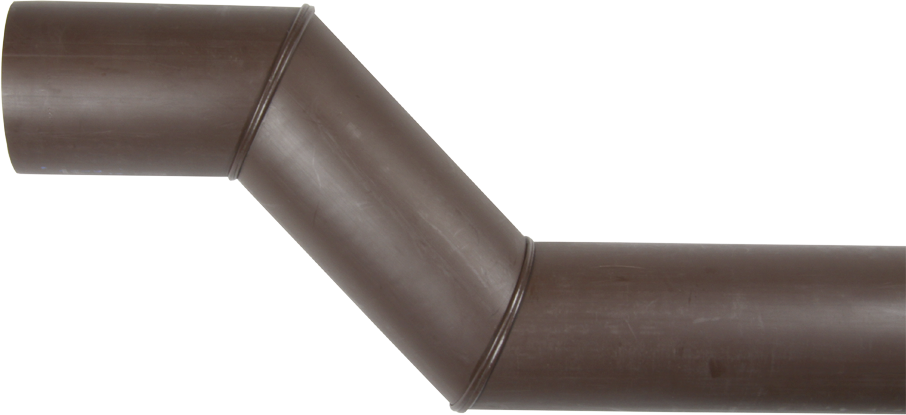 Etagen braun 1 M A= 50 mm 75 mm 205 - PE-Sockelrohre