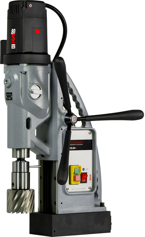 EUROBOOR Magnet-Kernbohrmaschine ECO.80S+ Ø12 - 80mm, 2 Gang - Euroboor Maschinen