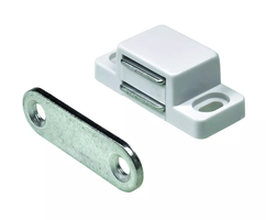 Hettich Magnetschnäpper weiss, 15 x 13mm, Haltekraft 2kg, à 4 Stk - Diverse Möbelbeschläge und Zubehör