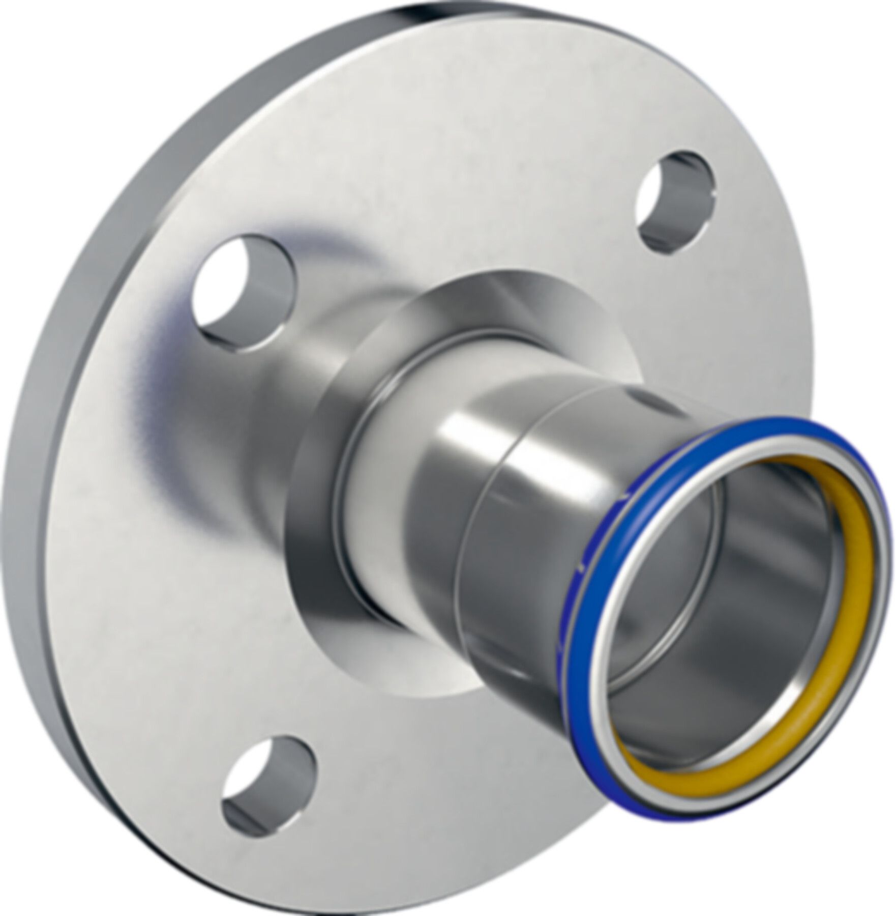 Flansch mit Muffe PN 10/16 35mm 34206 - Mapress-Gas-Formstücke