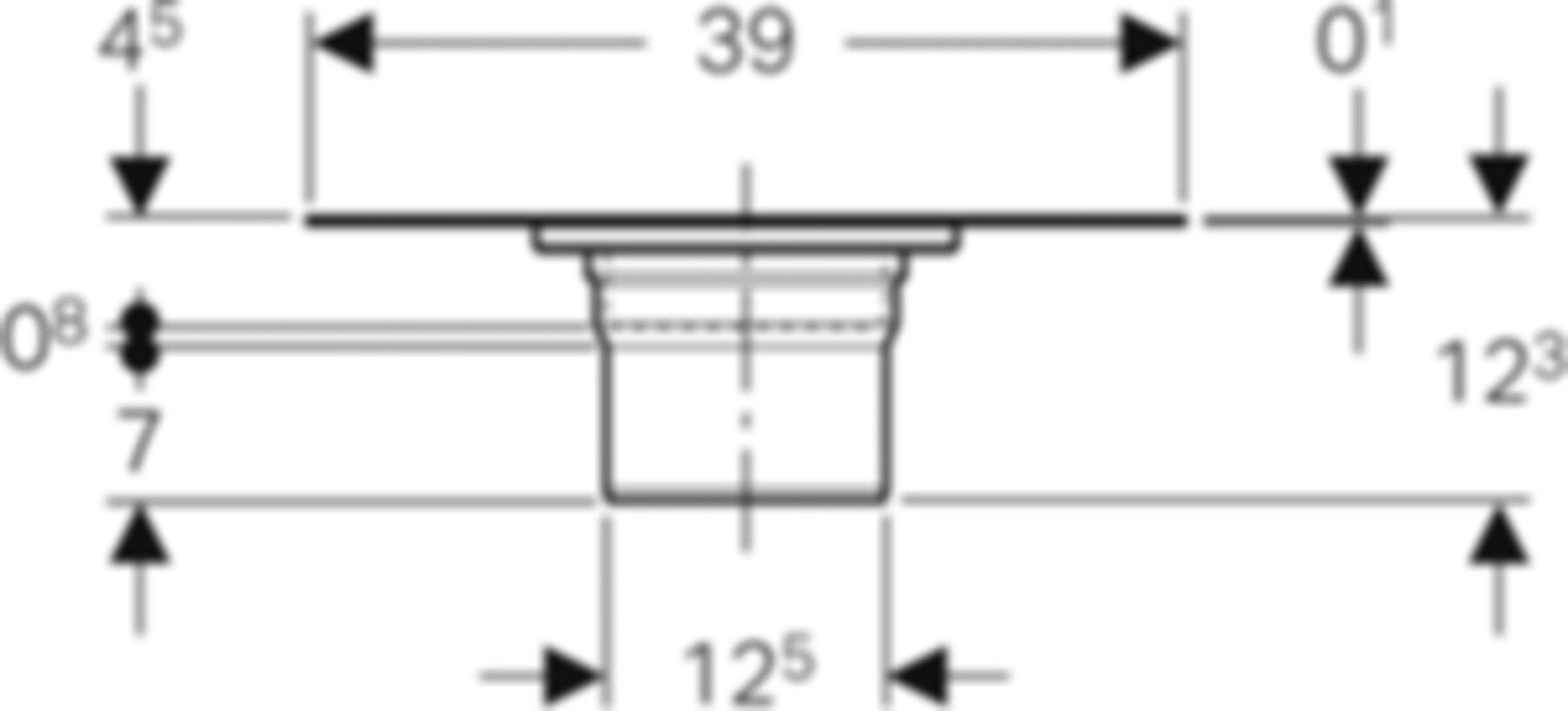 Flansch aus Edelstahl 388.101.00.1 - Geberit-PE-Formstücke
