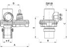 PE-Einschweiss-Hawlinger 2280 d 63mm - ZAK - Hawle Hausanschluss- und Anbohrarmaturen
