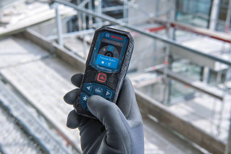 Bosch Laser-Entfernungsmesser GLM 50-22 bis 50m, IP65, 2x1,5-V-LR6 (AA), roter Laser - Bosch Elektrowerkzeuge