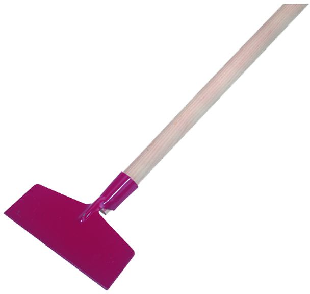 Eis- und Schneekratzer, rot lackiert B= 30cm, L= 1350mm, m. Eschenstiel - Bauwerkzeuge