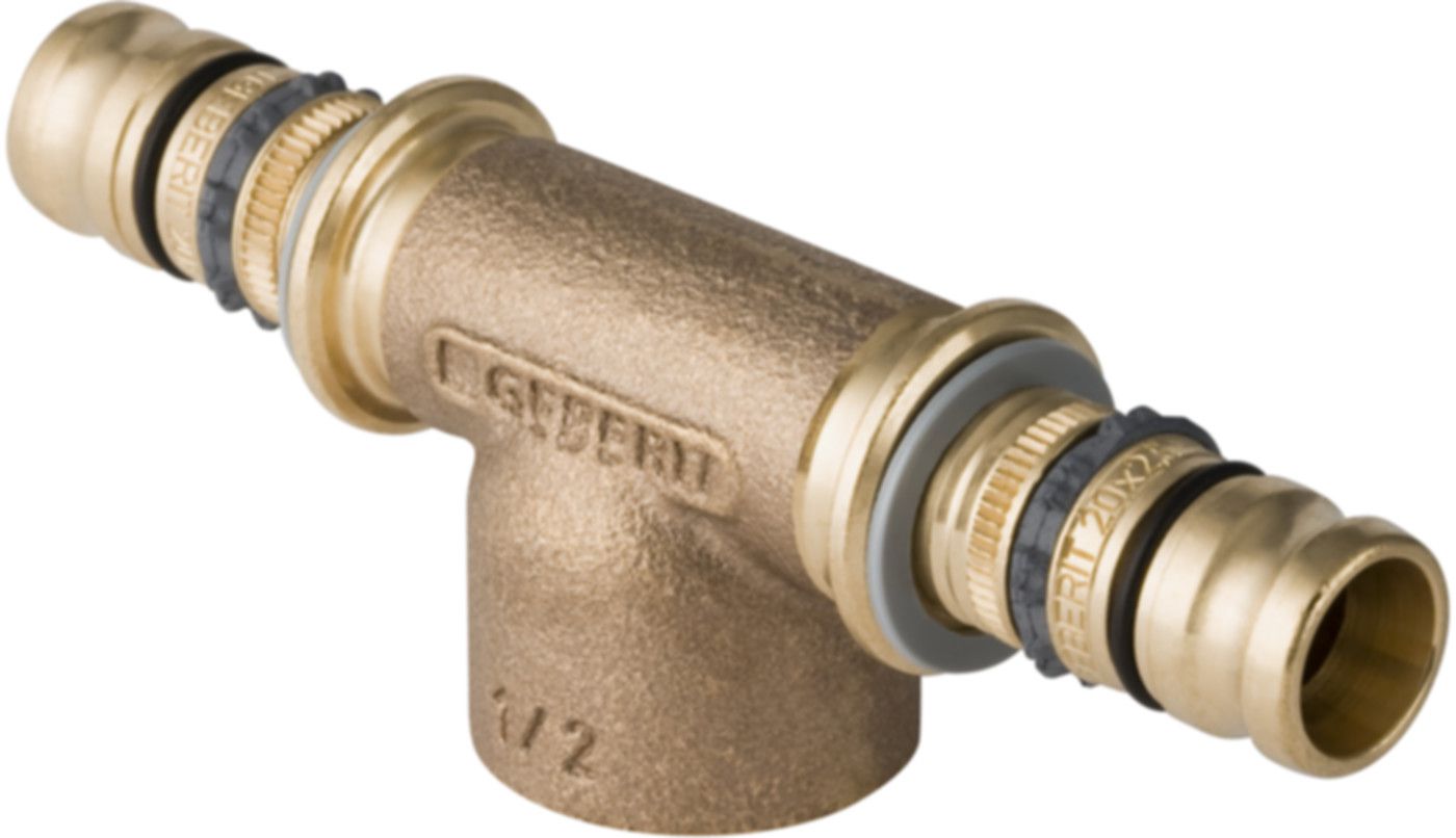 T-Stück m/IG 26mm- 3/4"-26mm 603.362.00.5 - Geberit-Mepla-Formstücke
