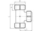 T-Stück egal, für Stahlrohre NBR 2" 775 302 056 - GF Primofit