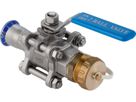 Kugelhahn geflanscht 22mm- 1" 92112 mit Schlauchanschluss - Geberit Systemventile / Armaturen