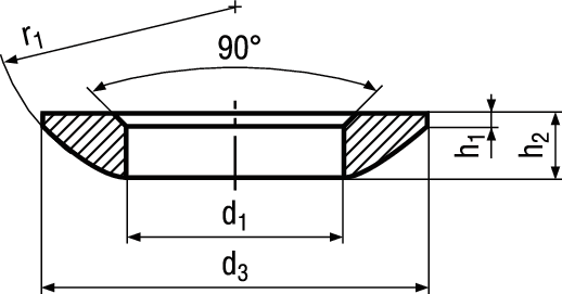 Kugelscheiben Form C St BN10614 DIN6319C M6/6,4/12 - Bossard Schrauben