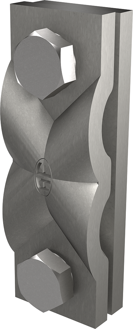 Kreuzklemme f/Drähte und Band Inox 6-8 AF 270.001.404 / AV 46 - AF Blitzschutzprogramm