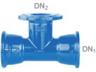 STM-Tee mit Flanschabgang Fig. 2857 DN 125/125 PN 16 - Von Roll Steckmuffenformstücke