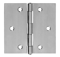 CHARMAG Scharnier breit, mit vernietetem Stift HxB=50x50mm, Inox - Scharniere, Verschlüsse und Zubehör