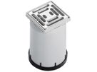Terassenaufsatz E10 100 x 100mm 3-510006 zu Balkonablauf SwissUnico und Aufstockelement - SCHACO Entwässerungstechnik