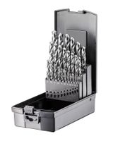 FORTEC Spiralbohrer Satz DIN 338, 25-tlg. Ø1.0-13.0 x 0.5mm, HSS-G, Typ N - Bohren