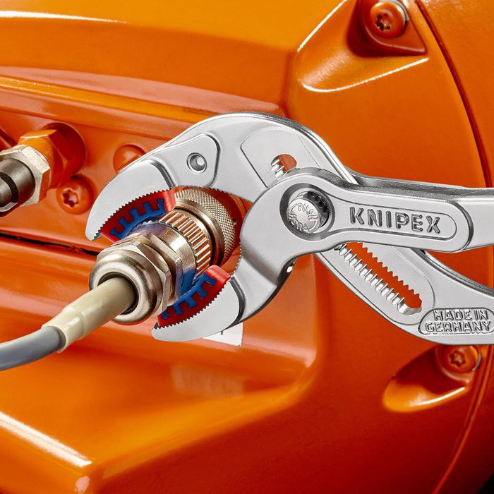 KNIPEX Siphon- und Connectorenzange Speed Grip 81 13 L=250 mm , Ø 10-75 mm - Zangen, Schneiden