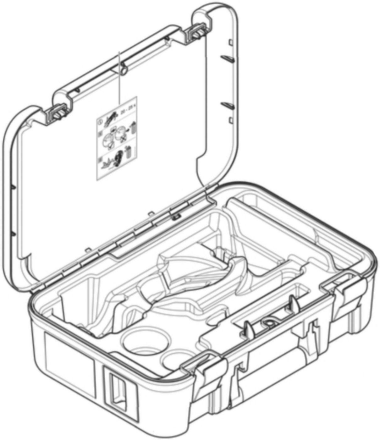 Koffer leer für Mapress Pressschlingen 42-54mm (2) und (3) 691.138.00.1 - Mapress-Werkzeuge und Zubehör
