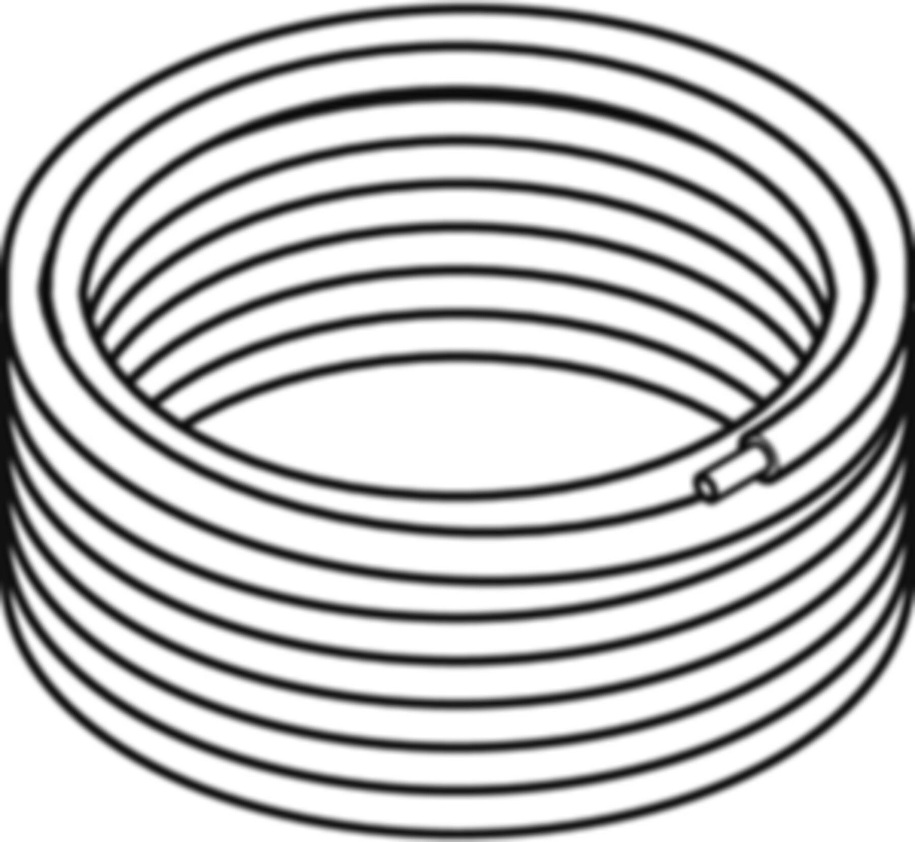 Metallverbundrohr 25mm 619.112.00.2 Rollen à 25 m, vorgedämmt rot - Geberit FlowFit-Rohre/Formstücke