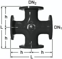 Flanschkreuze Fig. 2045 (TT) vonRoll hydro