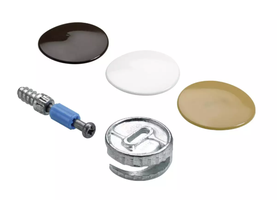 Hettich Verbindungsbeschlag Rastex 25 Stahl, verzinkt, 24.5mm, mit Abd., à 8 Stk - Diverse Möbelbeschläge und Zubehör