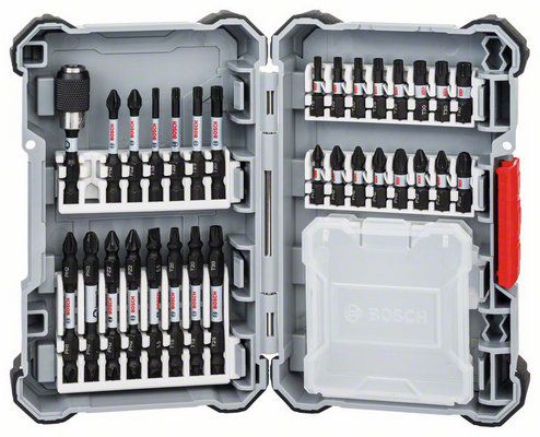 Impact Bit Set 31-tlg. mit div. Bit 2.608.521.U71, in Kunststoffkassette - Schrauben, Mischen
