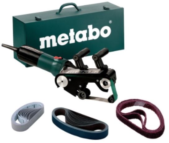 Rohrbandschleifer RBE 9-60 SET 900 W, Umschlingungswinkel 190°, Rohr max. Ø 60mm - Metabo Elektrowerkzeuge
