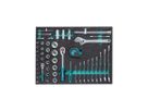 TECHNOCRAFT Werkstattwagen ALLROUND 2.0 "169 tlg. , 1/4"" + 1/2"" , 7 Schubladen" - Schlüsselwerkzeuge