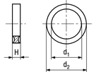 Sich- u Dichtr f Zyl-Schr Dubo® PA BN1079 M6/6,1(1/4") - Bossard Schrauben