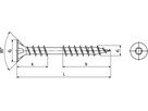 SK-SPAX® m Fixierg I-6rd WIROX® BN20931 4,5 x 60 / 26 (T20) - Bossard Schrauben