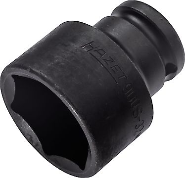 HAZET Kraft-6kt.-Steckschlüssel-Einsatz 900S-32mm, 1/2", L: 50mm, D: 44mm - Steck- und Drehmomentschlüssel