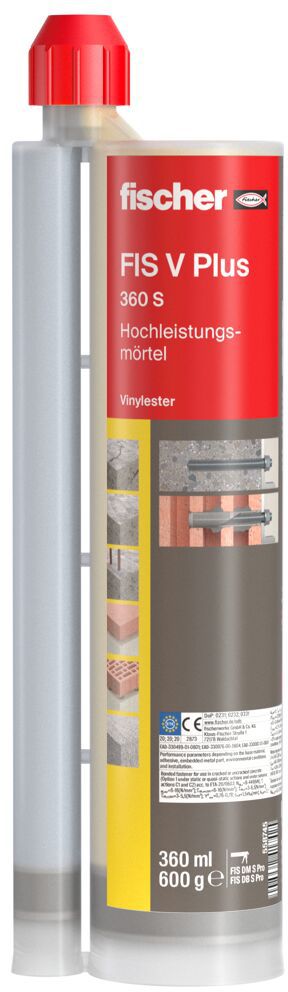 FISCHER Injektions-Mörtel FIS V Plus 360 S 360ml , 558752 - Fischer Befestigung