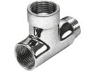 Adapter T-Stück weiss 1/2" Zum Einbau der Elektro-Heizpatrone - Borer Heizkörper-Programm