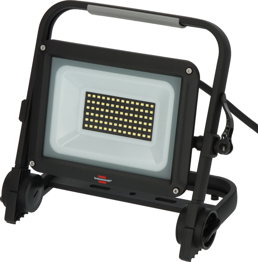 BRENNENSTUHL Mobile Strahler (Jaro) Kaltlicht IP65, 5m Kabel, 50W, 5'8000lm, 6500K - Lampen, Leuchten