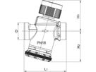 Regulierventil Cocon QTZ m/Messventil PN 16 1/2" AG 30- 210 l/h 114 60 63 - Oventrop Strangregulierventile