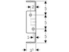 Rohrhalter für Fixpunkt 461.099.00.1 - Geberit-GIS