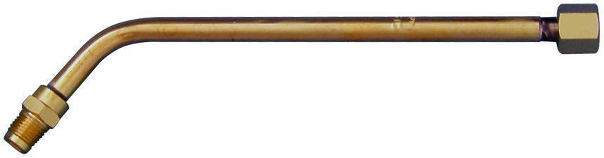 Brennerrohr, gebogen 30° aus Messing 6023, L= 200mm - Schweissen