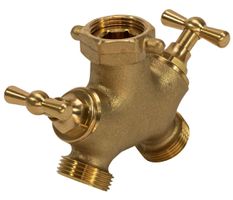 TEGUFIX Y-Zweiwegventil G 3/4", 1xIG, 2xAG, 55105.003 - Tegum Armaturen
