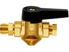 Durchgangshahn mit B-flansch 3/8"- 6mm SO PV O8E01-6-3/8 F (SO 07810) - Serto-Programm M/G