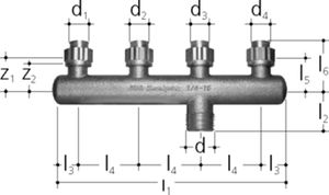 Verteiler +GF+ JRG Sanipex