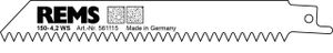 REMS Sägeblatt, Gipsplatten, Gasbeton 561115, L= 150mm, Z= 5mm, weiss - Sanitärwerkzeuge