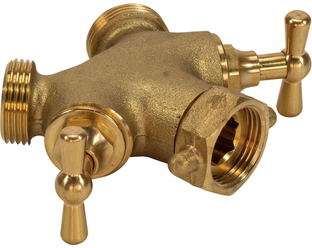 TEGUFIX Y-Zweiwegventil G 3/4", 1xIG, 2xAG, 55105.003 - Tegum Armaturen