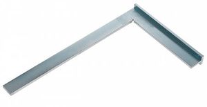 Schlosserwinkel, mit Anschlag 100 x 70mm, verzinkt - Winkelmessen