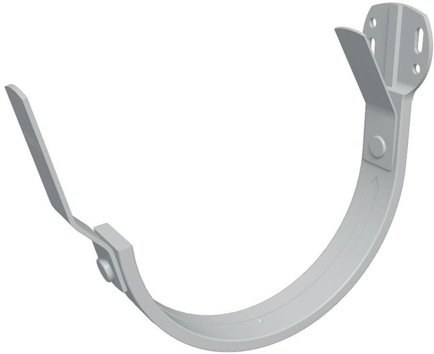 PREFA Stirnbretthaken für Kastenrinnen 333 mm Silbermetallic 525219 - PREFA Dachentwässerungssysteme