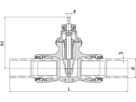 Schieber PE-Stutzen für Wasser PE100 S5 DN 300 / d 315mm - Wild Armaturen